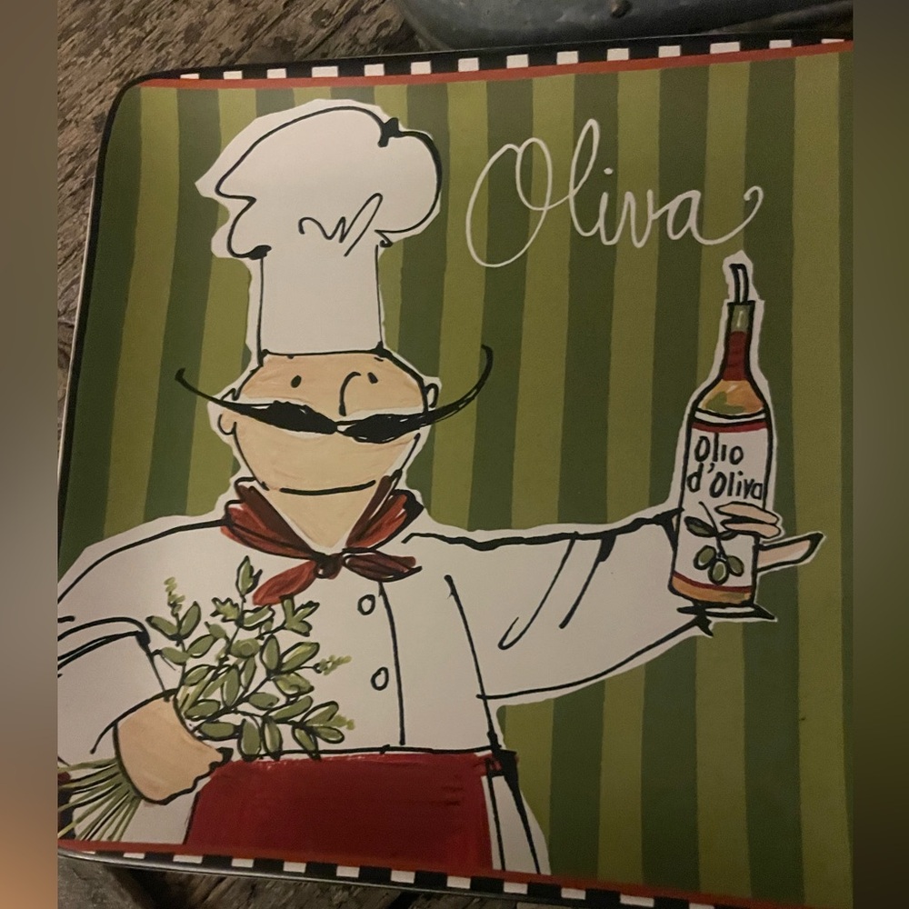 Fat, chef, olive oil, trivet